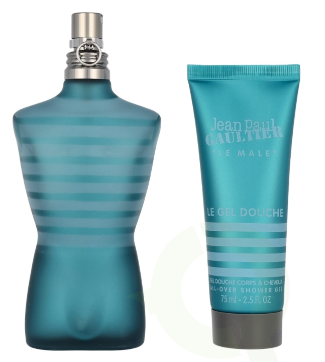 Jean Paul Gaultier Le Male Giftset 200 ml Edt Spray 125ml/Shower Gel 75ml i gruppen SKÖNHET & HÄLSA / Doft & Parfym / Parfym hos TP E-commerce Nordic AB (D08055)