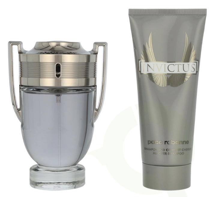 Paco Rabanne Invictus Giftset 200 ml Edt Spray 100ml/Shower Gel 100ml i gruppen SKÖNHET & HÄLSA / Presentkit / Presentkit För Honom hos TP E-commerce Nordic AB (D08173)