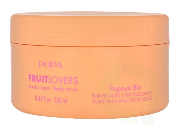 Pupa Milano Pupa Bio Fruit Lovers Body Scrub Fruit Lover Gommage Corps 250 ml Papaya i gruppen SKÖNHET & HÄLSA / Hudvård / Ansiktsvård / Skrubb / Peeling hos TP E-commerce Nordic AB (D08178)