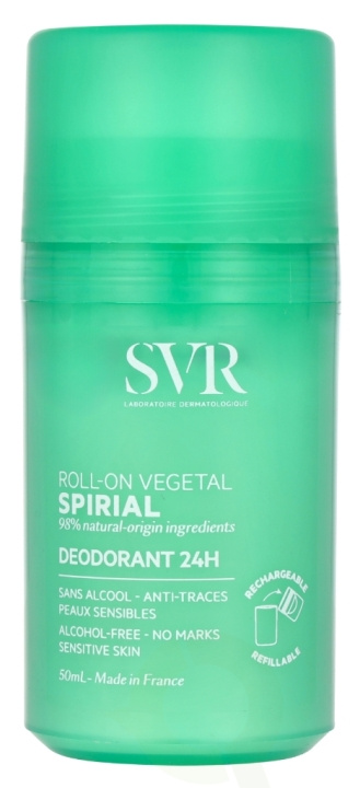 Svr Laboratories SVR Spirial Roll\'On Vegetal 50 ml i gruppen SKÖNHET & HÄLSA / Doft & Parfym / Deodorant / Deo för henne hos TP E-commerce Nordic AB (D08184)