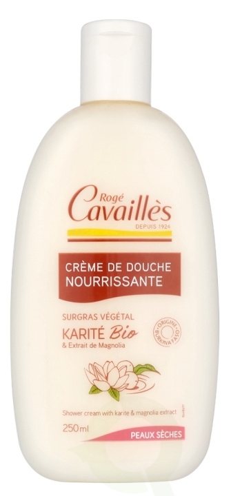 Roge Cavailles Nourishing Shea Butter & Magnolia Shower Cr. 250 ml i gruppen SKÖNHET & HÄLSA / Hudvård / Kroppsvård / Bad & Duschcreme hos TP E-commerce Nordic AB (D08216)