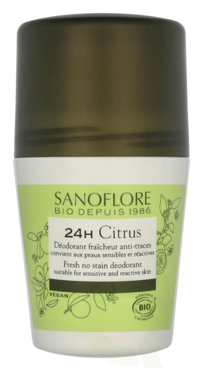 Sanoflore 24H Citrus Deodorant 50 ml i gruppen SKÖNHET & HÄLSA / Doft & Parfym / Deodorant / Deo för henne hos TP E-commerce Nordic AB (D08226)