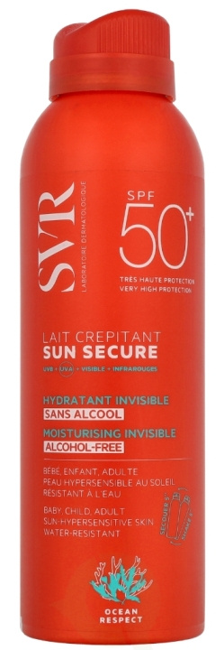 Svr Laboratories SVR Sun Secure Invisible Spray SPF50+ 200 ml Alcohol-Free i gruppen SKÖNHET & HÄLSA / Hudvård / Solskydd & Tanning / Solskydd hos TP E-commerce Nordic AB (D08231)