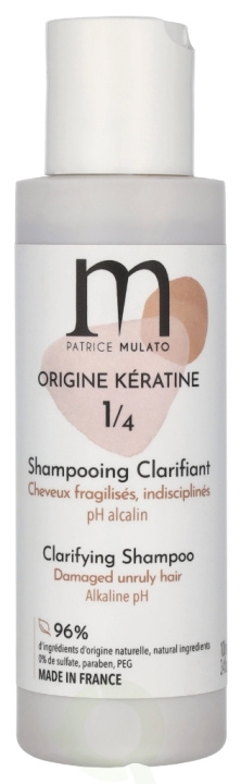 Patrice Mulato P. Mulato Origine Keratine 1/4 Clarifying Shampooing 100 ml i gruppen SKÖNHET & HÄLSA / Hår & Styling / Hårvårdsprodukter / Schampo hos TP E-commerce Nordic AB (D08272)