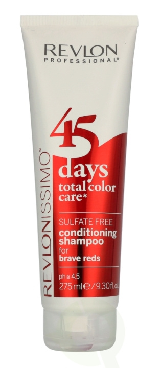 Revlon Revlonissimo 45 Days TTC Conditioning Shampoo For Brave Reds 275 ml i gruppen SKÖNHET & HÄLSA / Hår & Styling / Hårvårdsprodukter / Schampo hos TP E-commerce Nordic AB (D08288)