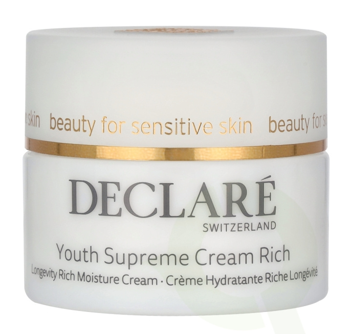 Declare Proyouthing Youth Supreme Cream Rich 50 ml i gruppen SKÖNHET & HÄLSA / Hudvård / Ansiktsvård / Dagkräm hos TP E-commerce Nordic AB (D08320)