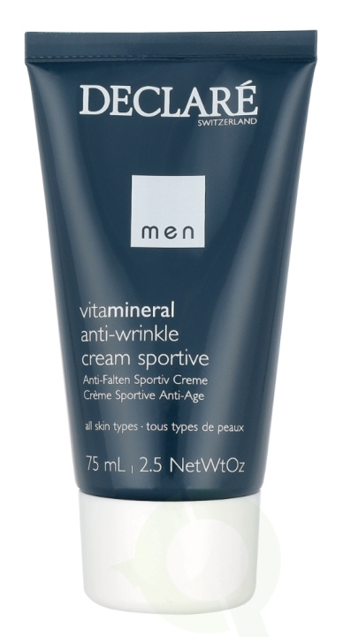 Declare Men Vita Mineral Anti-Wrinkle Cream Sportive 75 ml i gruppen SKÖNHET & HÄLSA / Hudvård / Ansiktsvård / Anti age hos TP E-commerce Nordic AB (D08330)