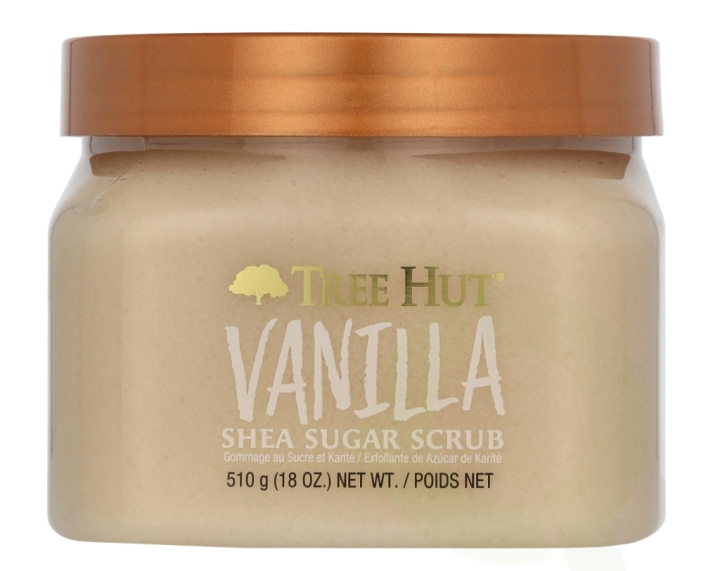 Tree Hut Shea Sugar Scrub 510 g Vanilla i gruppen SKÖNHET & HÄLSA / Hudvård / Ansiktsvård / Skrubb / Peeling hos TP E-commerce Nordic AB (D08347)