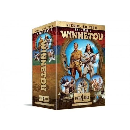 Winnetou Collection (4-disc) - DVD - Karl Mays Classics i gruppen HEMELEKTRONIK / Ljud & Bild / TV & Tillbehör / Filmer / DVD hos TP E-commerce Nordic AB (D08431)