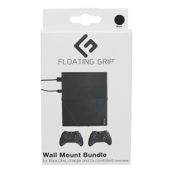 FLOATING GRIP Väggfästen för Xbox One och handkontroller - paket (svart) i gruppen HEMELEKTRONIK / Spelkonsoler & Tillbehör / Xbox One / Tillbehör hos TP E-commerce Nordic AB (D08454)