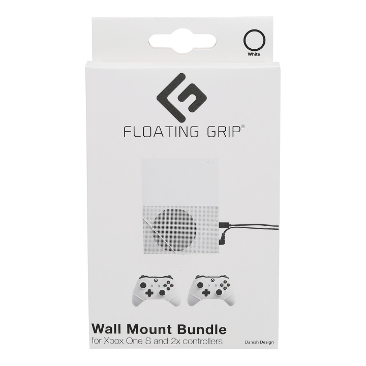 FLOATING GRIP s Väggfästen för Xbox One S och handkontroller - paket (vit) i gruppen HEMELEKTRONIK / Spelkonsoler & Tillbehör / Xbox One / Tillbehör hos TP E-commerce Nordic AB (D08456)