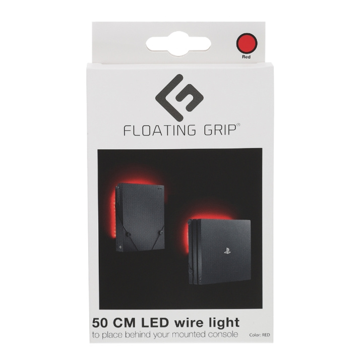 FLOATING GRIP Röd LED-lampa - lägg till på ditt FLOATING GRIP®-fäste i gruppen HEMELEKTRONIK / Spelkonsoler & Tillbehör / Sony PlayStation 4 hos TP E-commerce Nordic AB (D08461)