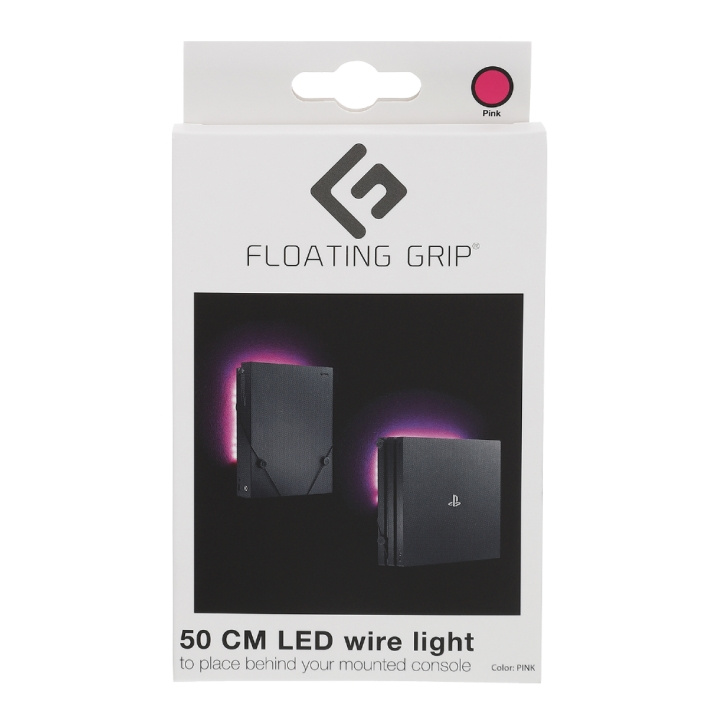 FLOATING GRIP Rosa LED-lampa - lägg till på ditt FLOATING GRIP®-fäste i gruppen HEMELEKTRONIK / Spelkonsoler & Tillbehör / Sony PlayStation 4 hos TP E-commerce Nordic AB (D08469)