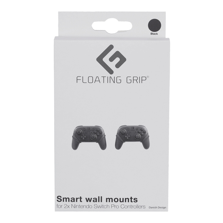 FLOATING GRIP Nintendo Switch Pro Controller väggfäste från FLOATING GRIP®, Svart i gruppen HEMELEKTRONIK / Spelkonsoler & Tillbehör / Nintendo Switch hos TP E-commerce Nordic AB (D08471)