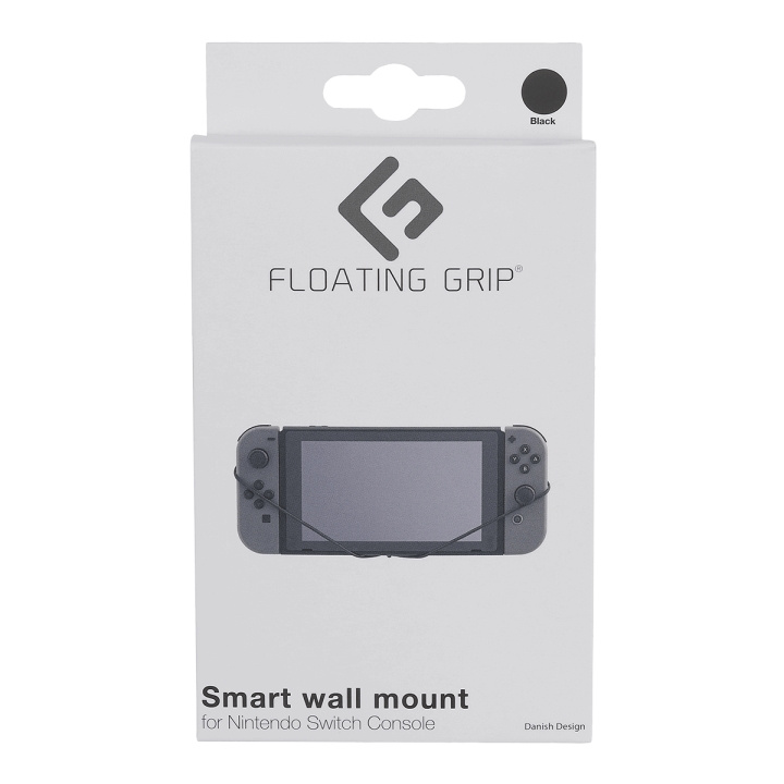 FLOATING GRIP Väggfäste för Nintendo Switch-konsol från FLOATING GRIP®, Svart i gruppen HEMELEKTRONIK / Spelkonsoler & Tillbehör / Nintendo Switch hos TP E-commerce Nordic AB (D08472)