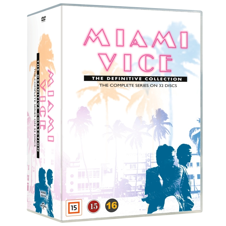 Miami Vice - The Complete Series (32 disc) - DVD i gruppen HEMELEKTRONIK / Ljud & Bild / TV & Tillbehör / Filmer / DVD hos TP E-commerce Nordic AB (D08601)