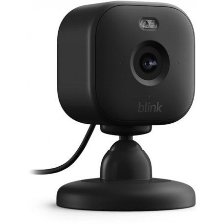 Blink Mini 2 Smart trådlös säkerhetskamera för inomhusbruk Svart i gruppen HEM, HUSHÅLL & TRÄDGÅRD / Larm & Säkerhet / Övervakningskameror hos TP E-commerce Nordic AB (D08614)