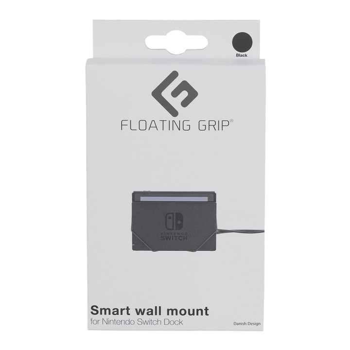 FLOATING GRIP Väggfäste för Nintendo Switch-docka från FLOATING GRIP®, Svart i gruppen HEMELEKTRONIK / Spelkonsoler & Tillbehör / Nintendo Switch hos TP E-commerce Nordic AB (D08622)