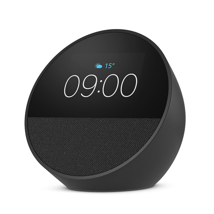 Amazon Echo Spot (2024) Smart klocka med kraftfullt ljud och Alexa i gruppen HEM, HUSHÅLL & TRÄDGÅRD / Väggklockor & Räkneverk / Väckarklockor hos TP E-commerce Nordic AB (D08629)