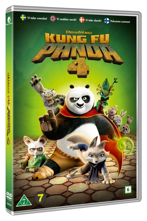 Kung Fu Panda 4 i gruppen HEMELEKTRONIK / Ljud & Bild / TV & Tillbehör / Filmer / DVD hos TP E-commerce Nordic AB (D08686)