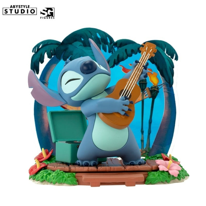 Abysse DISNEY - Figurin Stitch gitarr i gruppen LEKSAKER, BARN- & BABYPRODUKTER / Leksaker / Figurer, Miniatyrer & tillbehör hos TP E-commerce Nordic AB (D08718)