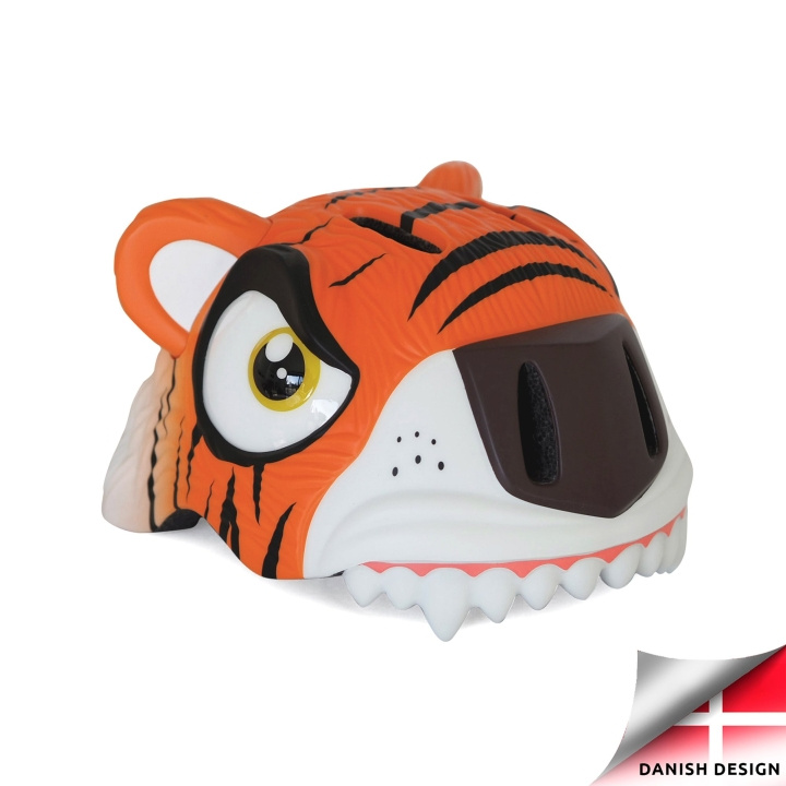 Crazy Safety Tiger Cykelhjälm - Orange (100101-01-01) i gruppen SPORT, FRITID & HOBBY / Sportutrustning / Cykeltillbehör / Hjälmar hos TP E-commerce Nordic AB (D08746)