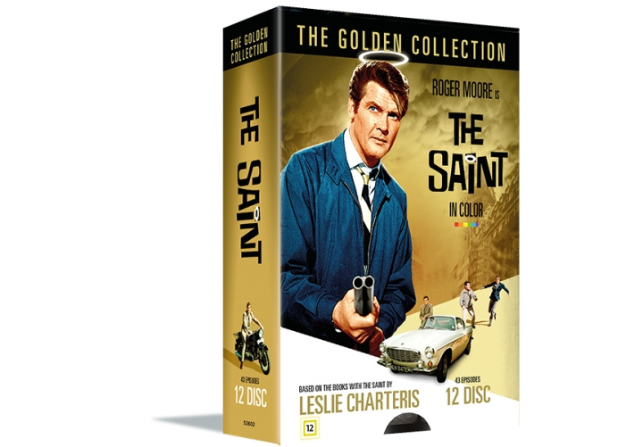 The Saint in Color: The Golden Collection Box 12 Disc - Helgenen 12 disk i gruppen HEMELEKTRONIK / Ljud & Bild / TV & Tillbehör / Filmer / DVD hos TP E-commerce Nordic AB (D08862)