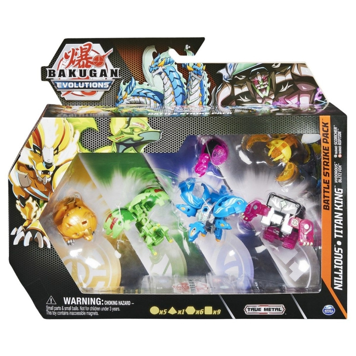 Bakugan Battle Strike - Nillious / Titan King i gruppen LEKSAKER, BARN- & BABYPRODUKTER / Leksaker / Figurer, Miniatyrer & tillbehör hos TP E-commerce Nordic AB (D08867)