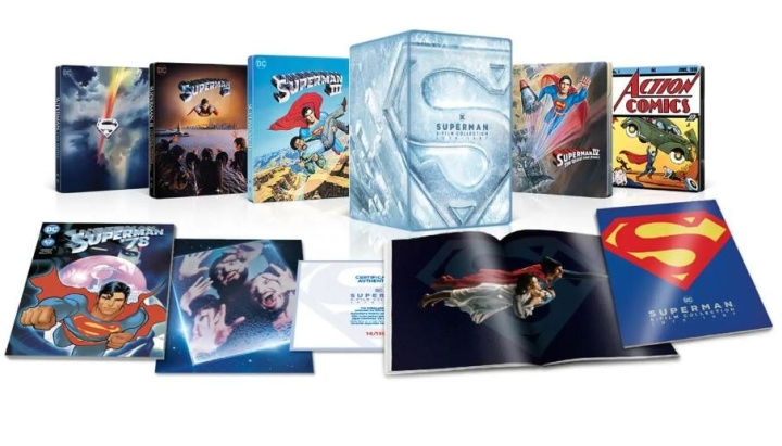 Superman I-IV (1-4) Steelbook Collection (10-disc) (4K UHD & Blu-ray) LIMITED EDITION i gruppen HEMELEKTRONIK / Ljud & Bild / TV & Tillbehör / Filmer / Blu-ray hos TP E-commerce Nordic AB (D08912)