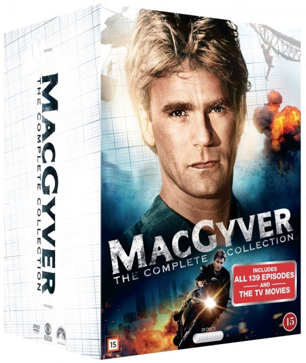 Macgyver: Complete Box - 30th Anniversary (39 disc) - DVD i gruppen HEMELEKTRONIK / Ljud & Bild / TV & Tillbehör / Filmer / DVD hos TP E-commerce Nordic AB (D08926)