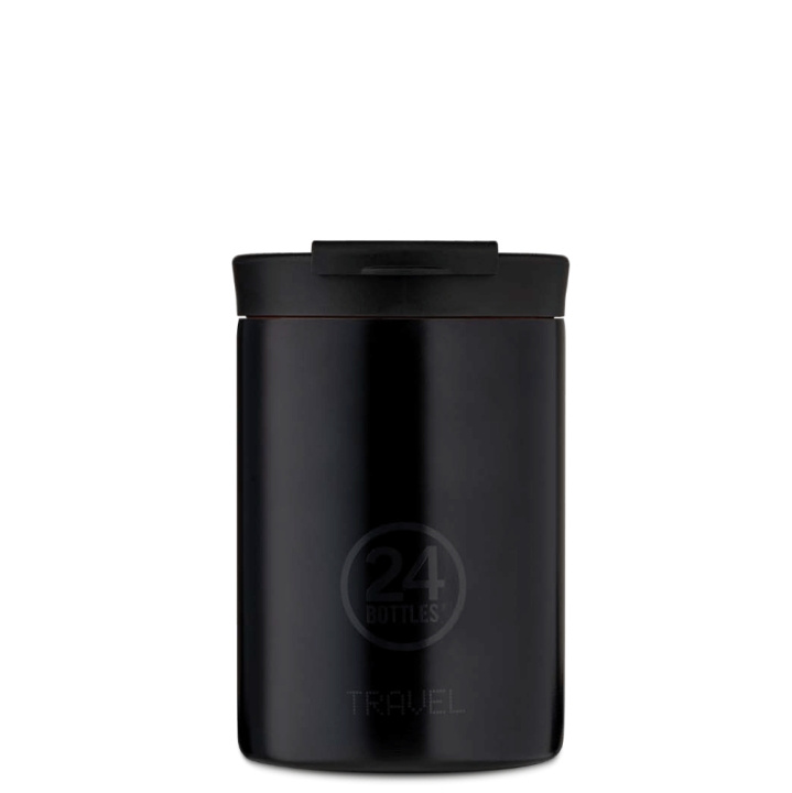 24Bottles Travel Tumbler 0,35 L - Smoking svart (24B629) i gruppen SPORT, FRITID & HOBBY / Friluftsliv / Termosar & Vattenflaskor hos TP E-commerce Nordic AB (D08928)