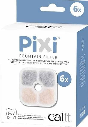 catit Kolfilter till Pixi 2,5L 6st - (785.0487) i gruppen HEM, HUSHÅLL & TRÄDGÅRD / Djurtillbehör / Katt hos TP E-commerce Nordic AB (D08940)