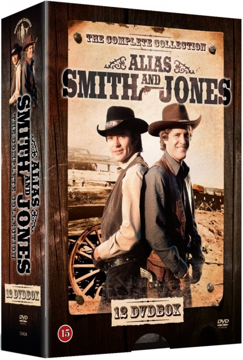 Alias Smith & Jones - Complete Collection (12-disc) - DVD i gruppen HEMELEKTRONIK / Ljud & Bild / TV & Tillbehör / Filmer / DVD hos TP E-commerce Nordic AB (D08997)