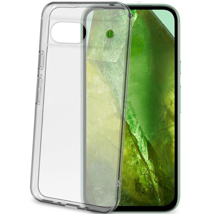 Celly Gelskin TPU Cover Google Pixel 8A Transparent i gruppen SMARTPHONE & SURFPLATTOR / Mobilskydd / Google hos TP E-commerce Nordic AB (D09093)