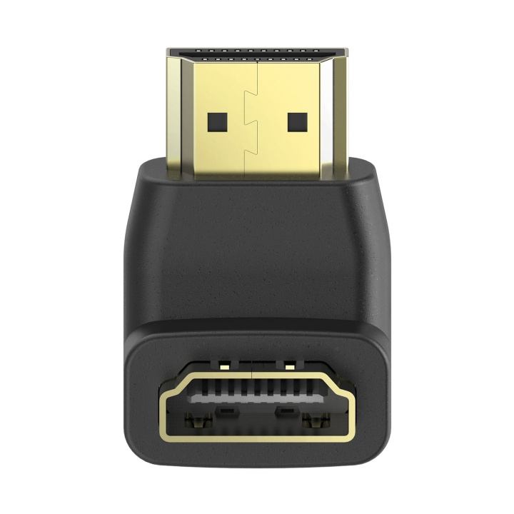 Hama Adapter HDMI 270 Degree Gold Black i gruppen HEMELEKTRONIK / Kablar & Adaptrar / HDMI hos TP E-commerce Nordic AB (D09190)