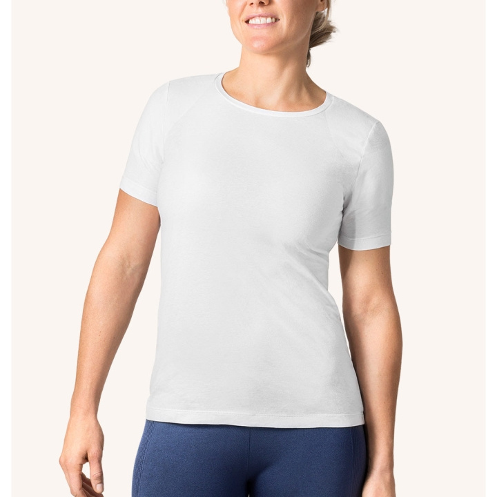 SWEDISH POSTURE Alignment Hållningströja Bomull Dam Vit XS i gruppen SPORT, FRITID & HOBBY / Accessoarer / T-shirts & Tröjor hos TP E-commerce Nordic AB (D09229)