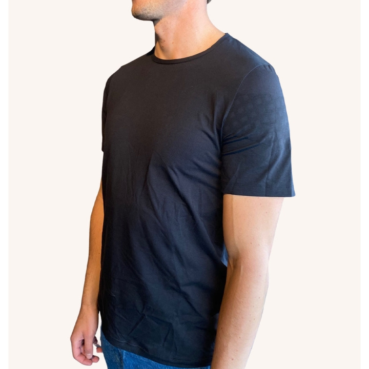 SWEDISH POSTURE Alignment T-Shirt Cotton S Men Black i gruppen SPORT, FRITID & HOBBY / Accessoarer / T-shirts & Tröjor hos TP E-commerce Nordic AB (D09236)