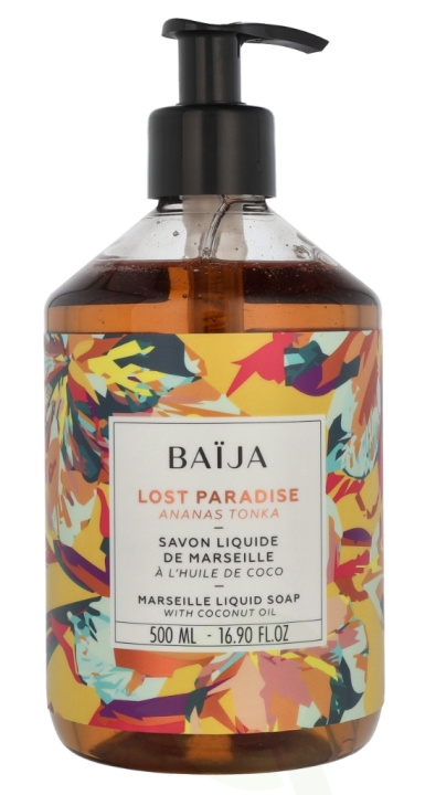 Baija Paris Baija Lost Paradise Marseille Liquid Soap 500 ml Pineapple & Brazil Nut Oil i gruppen SKÖNHET & HÄLSA / Hudvård / Kroppsvård / Handtvål hos TP E-commerce Nordic AB (D09308)