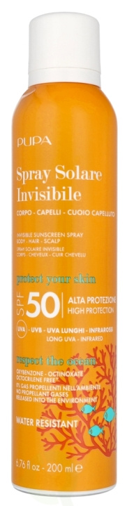 Pupa Milano Pupa Invisible Body Scalp Sun Spray SPF50 200 ml i gruppen SKÖNHET & HÄLSA / Hudvård / Solskydd & Tanning / Solskydd hos TP E-commerce Nordic AB (D09323)