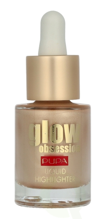 Pupa Milano Pupa Glow Obsession All Over Liquid Highlighter 13.5 ml #100 Sunrise i gruppen SKÖNHET & HÄLSA / Makeup / Basmakeup / Contour/Highlight hos TP E-commerce Nordic AB (D09331)