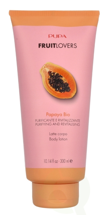 Pupa Milano Pupa Fruit Lovers Body Lotion 300 ml Papaya Bio i gruppen SKÖNHET & HÄLSA / Hudvård / Kroppsvård / Body lotion hos TP E-commerce Nordic AB (D09337)