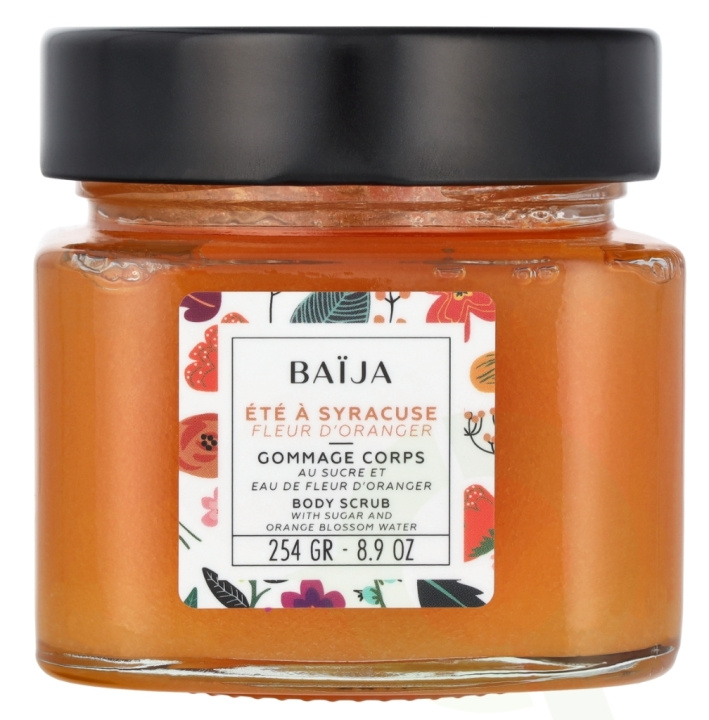 Baija Paris Baija Ete A Syracuse Body Scrub 254 g Orange Blossom i gruppen SKÖNHET & HÄLSA / Hudvård / Ansiktsvård / Skrubb / Peeling hos TP E-commerce Nordic AB (D09384)