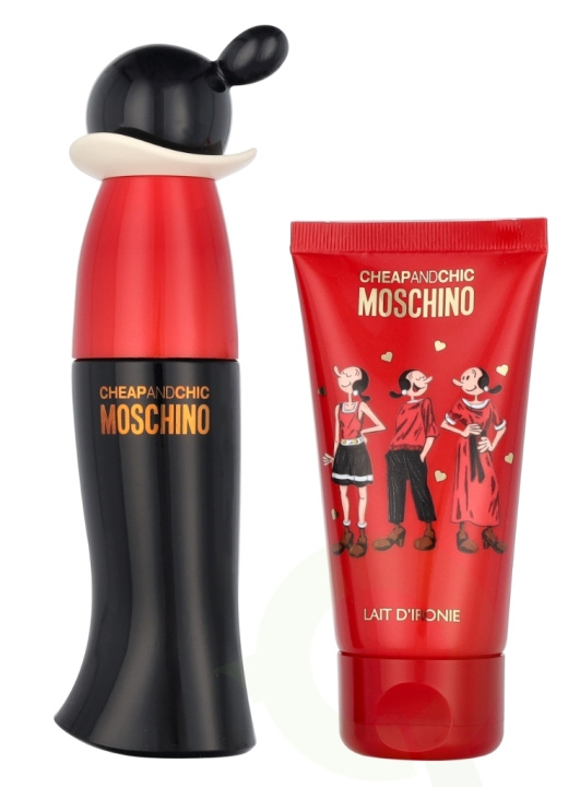 Moschino Cheap & Chic Giftset 80 ml Edt Spray 30ml/Body Lotion 50ml i gruppen SKÖNHET & HÄLSA / Presentkit / Presentkit För Henne hos TP E-commerce Nordic AB (D09385)