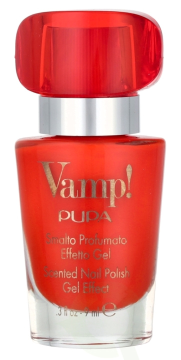 Pupa Milano Pupa Vamp! Scented Nail Polish 9 ml #210 Sexy Orange i gruppen SKÖNHET & HÄLSA / Manikyr/Pedikyr / Nagellack hos TP E-commerce Nordic AB (D09391)