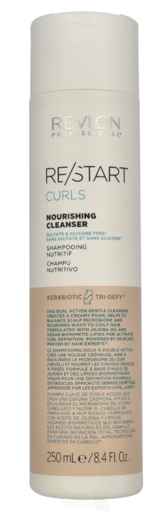 Revlon Re/Start Curls Nourishing Cleanser Shampoo 250 ml i gruppen SKÖNHET & HÄLSA / Hår & Styling / Hårvårdsprodukter / Schampo hos TP E-commerce Nordic AB (D09408)