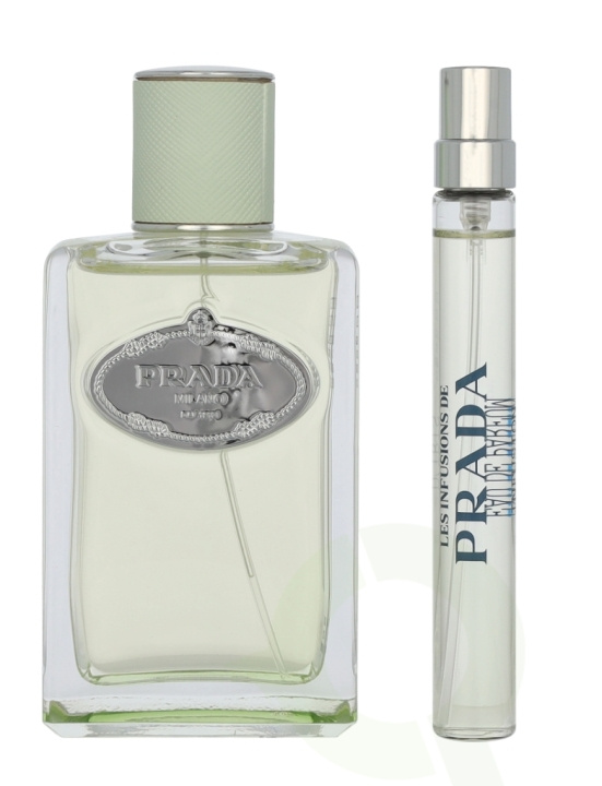 Prada Infusion D\'Iris Giftset 110 ml Edp Spray 100ml/Edp Spray 10ml i gruppen SKÖNHET & HÄLSA / Doft & Parfym / Parfym / Parfym för henne hos TP E-commerce Nordic AB (D09437)