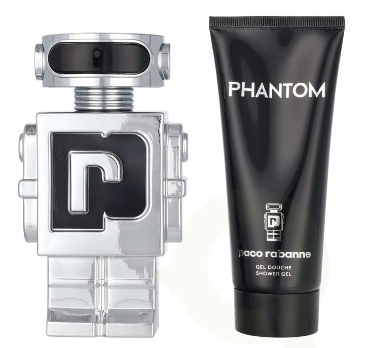 Paco Rabanne Phantom Giftset 200 ml Edt Spray 100ml/Shower Gel 100ml i gruppen SKÖNHET & HÄLSA / Presentkit / Presentkit För Honom hos TP E-commerce Nordic AB (D09450)