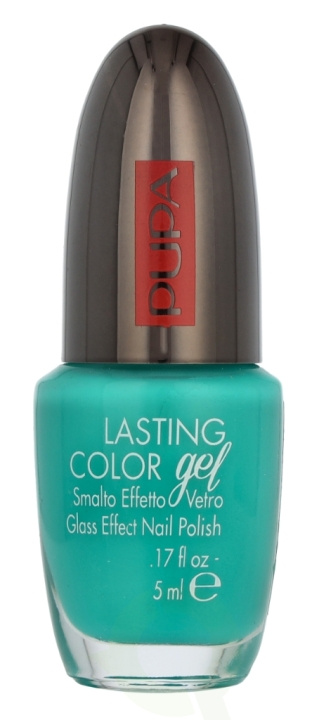 Pupa Milano Pupa Lasting Color Gel Glass Effect Nail Polish 5 ml #079 Artificial Green i gruppen SKÖNHET & HÄLSA / Manikyr/Pedikyr / Nagellack hos TP E-commerce Nordic AB (D09457)