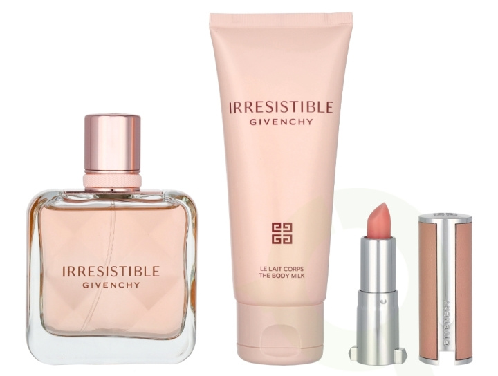 Givenchy Irresistible Giftset 126.5 ml Edp Spray 50ml/Body Lotion 75ml/Lipstick Mini 1,5gr i gruppen SKÖNHET & HÄLSA / Presentkit / Presentkit För Henne hos TP E-commerce Nordic AB (D09471)