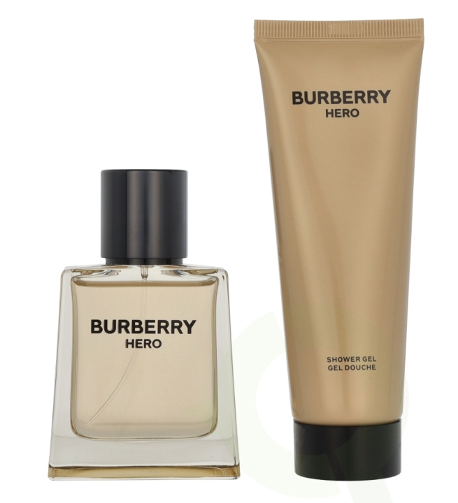 Burberry Hero Giftset 125 ml Edt Spray 50ml/Shower Gel 75ml i gruppen SKÖNHET & HÄLSA / Presentkit / Presentkit För Honom hos TP E-commerce Nordic AB (D09473)